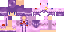 Minecraft skin texture, 64x32 legacy pixels