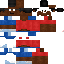 Minecraft skin texture, 64x64 pixels
