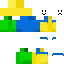 Minecraft skin texture, 64x64 pixels