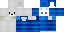 Minecraft skin texture, 64x32 legacy pixels