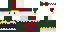 Minecraft skin texture, 64x32 legacy pixels
