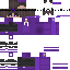 Minecraft skin texture, 64x64 pixels