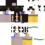 Minecraft skin texture, 64x64 pixels