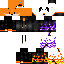 Minecraft skin texture, 64x64 pixels
