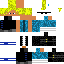 Minecraft skin texture, 64x64 pixels