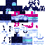 Minecraft skin texture, 64x64 pixels