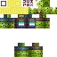 Minecraft skin texture, 64x64 pixels