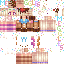 Minecraft skin texture, 64x64 pixels