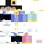 Minecraft skin texture, 64x64 pixels