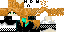 Minecraft skin texture, 64x32 legacy pixels