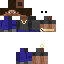 Minecraft skin texture, 64x64 pixels