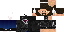 Minecraft skin texture, 64x32 legacy pixels