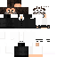 Minecraft skin texture, 64x64 pixels