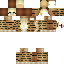 Minecraft skin texture, 64x64 pixels
