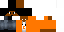 Minecraft skin texture, 64x32 legacy pixels