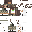 Minecraft skin texture, 64x64 pixels
