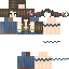 Minecraft skin texture, 64x64 pixels