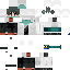 Minecraft skin texture, 64x64 pixels