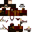 Minecraft skin texture, 64x64 pixels