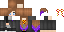 Minecraft skin texture, 64x32 legacy pixels