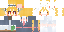 Minecraft skin texture, 64x32 legacy pixels