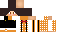 Minecraft skin texture, 64x32 legacy pixels