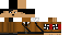 Minecraft skin texture, 64x32 legacy pixels