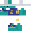 Minecraft skin texture, 64x64 pixels