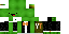 Minecraft skin texture, 64x32 legacy pixels