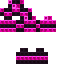 Minecraft skin texture, 64x64 pixels