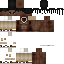 Minecraft skin texture, 64x64 pixels