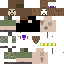Minecraft skin texture, 64x64 pixels