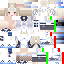 Minecraft skin texture, 64x64 pixels