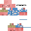 Minecraft skin texture, 64x64 pixels