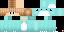 Minecraft skin texture, 64x32 legacy pixels