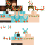 Minecraft skin texture, 64x64 pixels