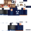 Minecraft skin texture, 64x64 pixels