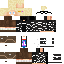 Minecraft skin texture, 64x64 pixels
