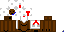 Minecraft skin texture, 64x32 legacy pixels