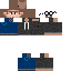 Minecraft skin texture, 64x64 pixels