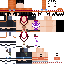 Minecraft skin texture, 64x64 pixels