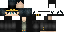 Classic Minecraft skin texture, 64x32 legacy pixels