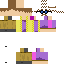 Minecraft skin texture, 64x64 pixels