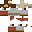 Minecraft skin texture, 64x64 pixels
