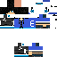 Minecraft skin texture, 64x64 pixels