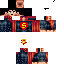 Minecraft skin texture, 64x64 pixels