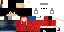Minecraft skin texture, 64x32 legacy pixels