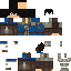 Minecraft skin texture, 64x64 pixels