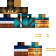 Minecraft skin texture, 64x64 pixels