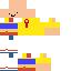 Minecraft skin texture, 64x64 pixels
